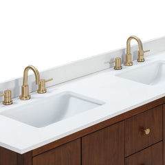 Zoe 60 in. Double Sink Bathroom Vanity