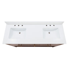 Zoe 60 in. Double Sink Bathroom Vanity