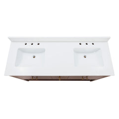 Zoe 60 in. Double Sink Bathroom Vanity